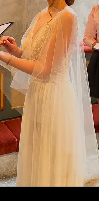 Przepiękna suknia ślubna w stylu boho
