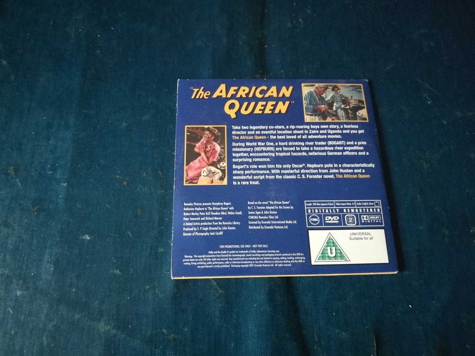 AFRICAN QUEEN (cartão fino) DVD (áudio Inglês)