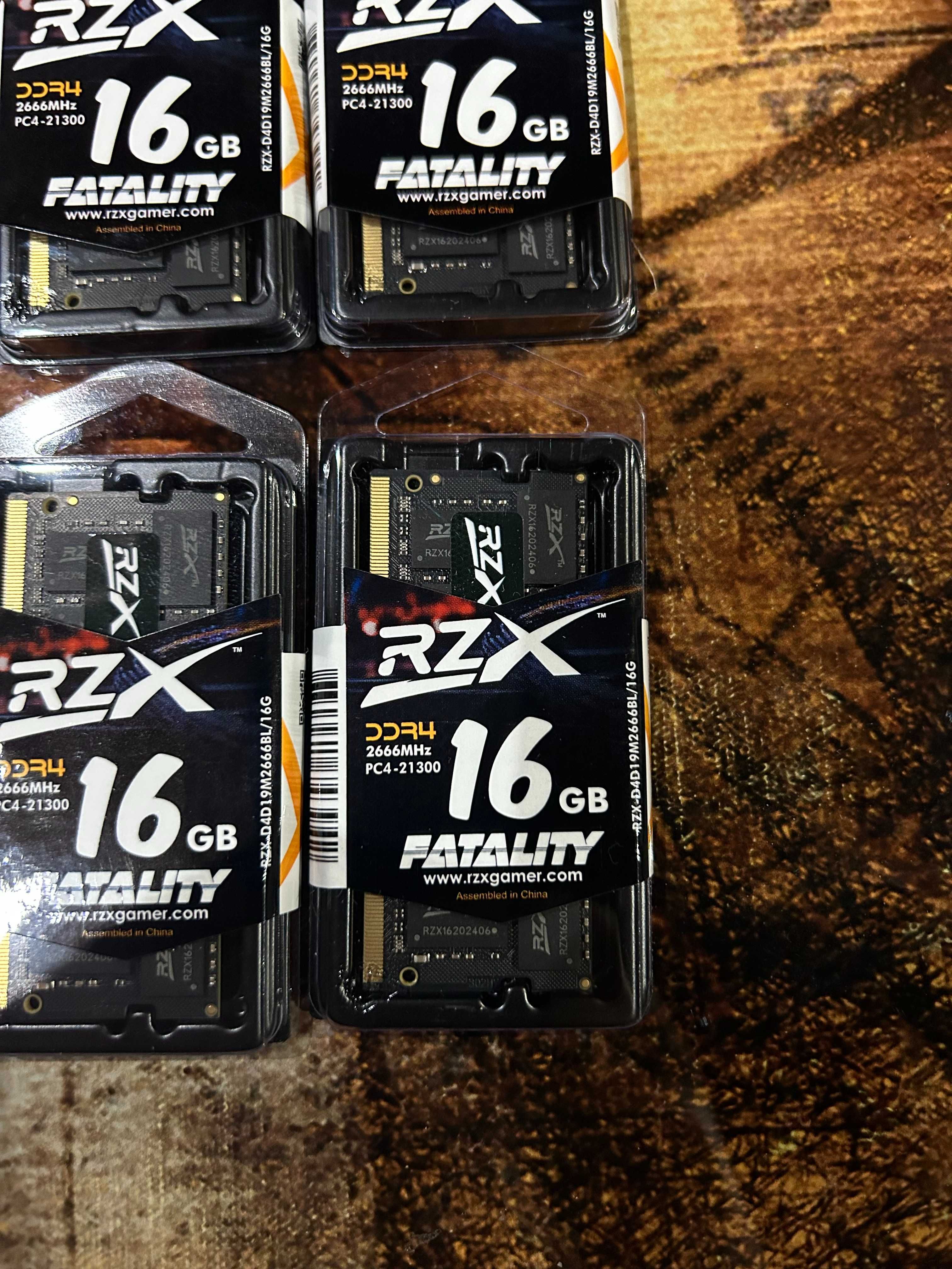 Планки SoDIMM DDR4 по 16Gb 2666 для ноута Intel/AMD