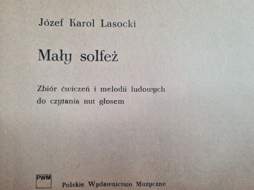 Mały solfeż - Józef Karol Lasocki