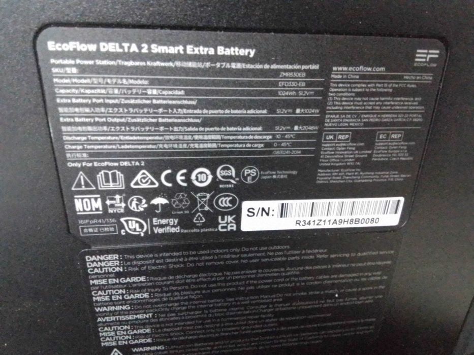ecoflow delta 2 extra battery