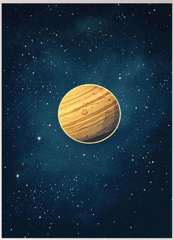 Kosmos - Jowisz plakat A2 (42x59,4cm)
