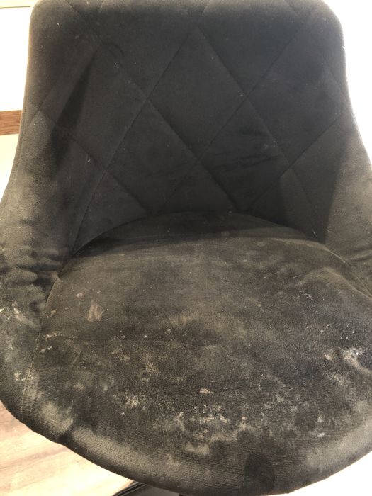 Hoker obrotowy czarny 2 szt. z regulacja siedzenia