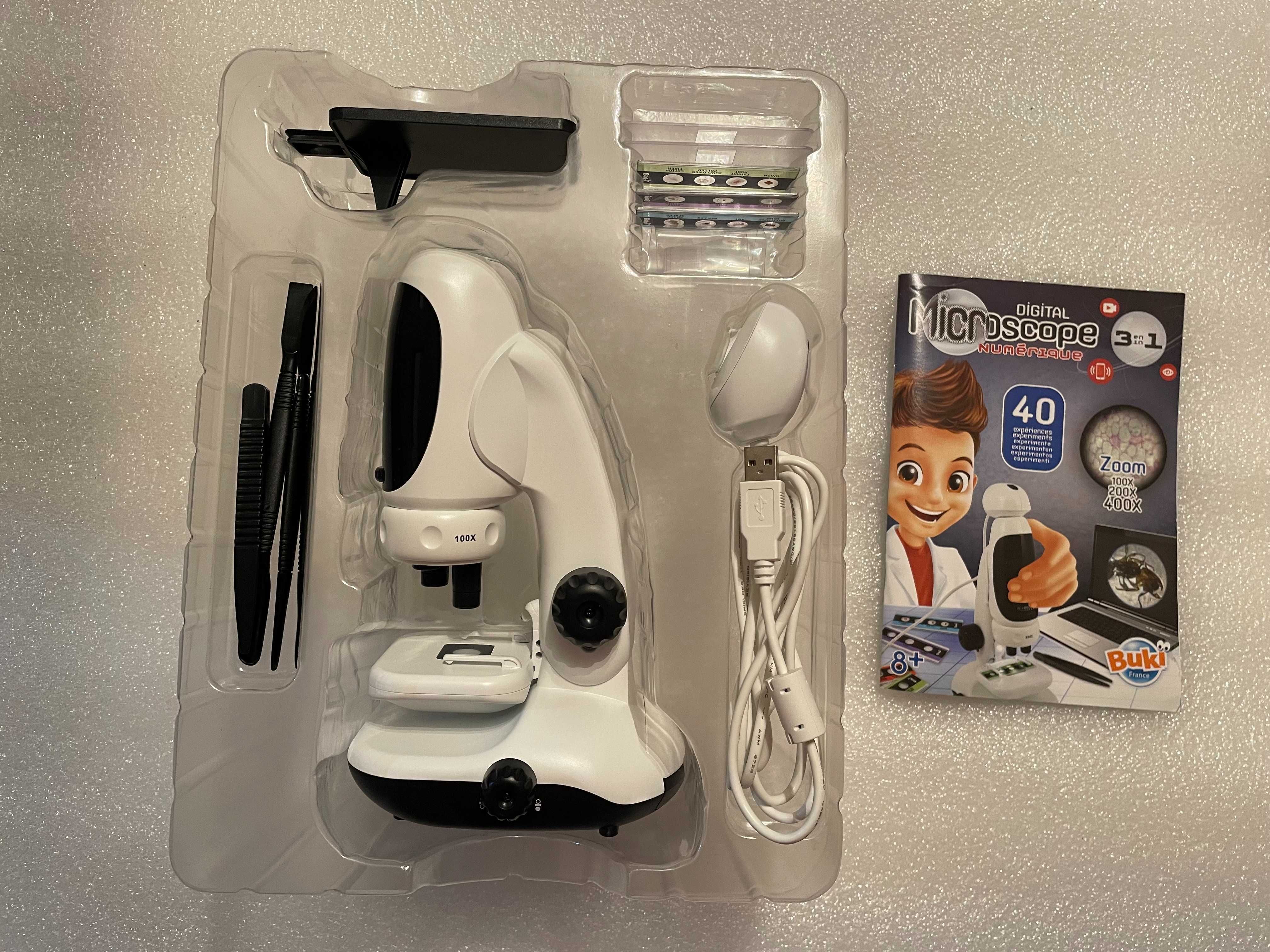 Buki MR700 Mikroskop Cyfrowy dla dzieci 3 w 1 – brak elem.