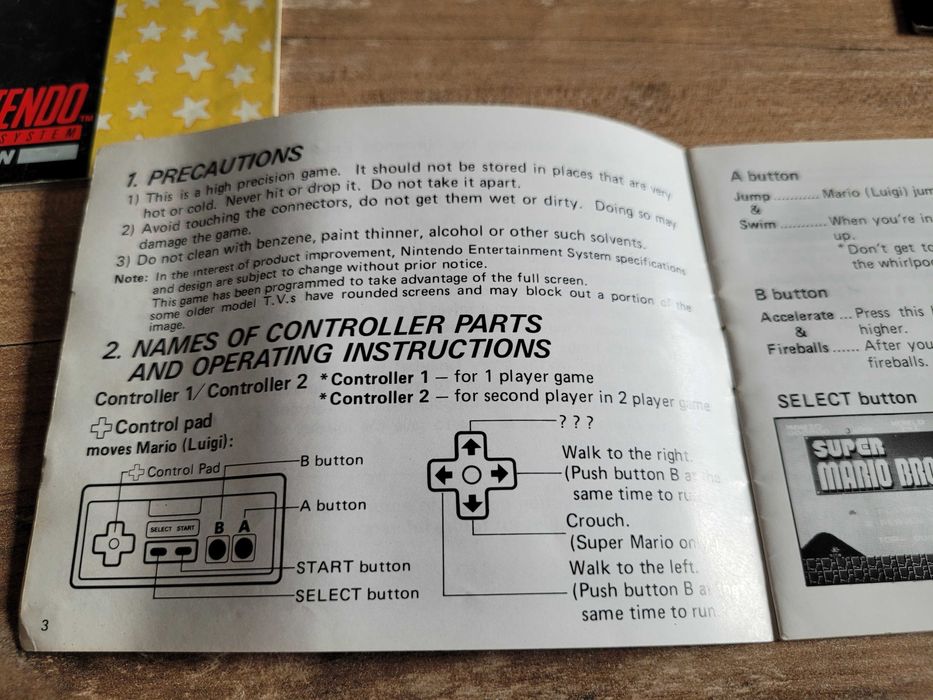 Instrukcje od Super Mario i Jurassic Park (SNES, NES)