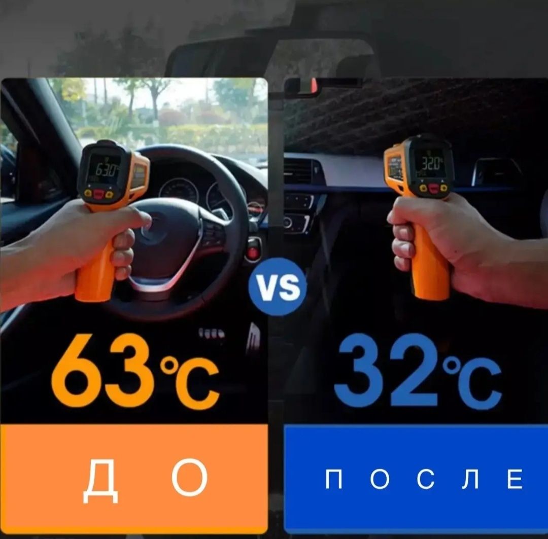 Солнцезащитная шторка зонт на лобовое стекло в авто