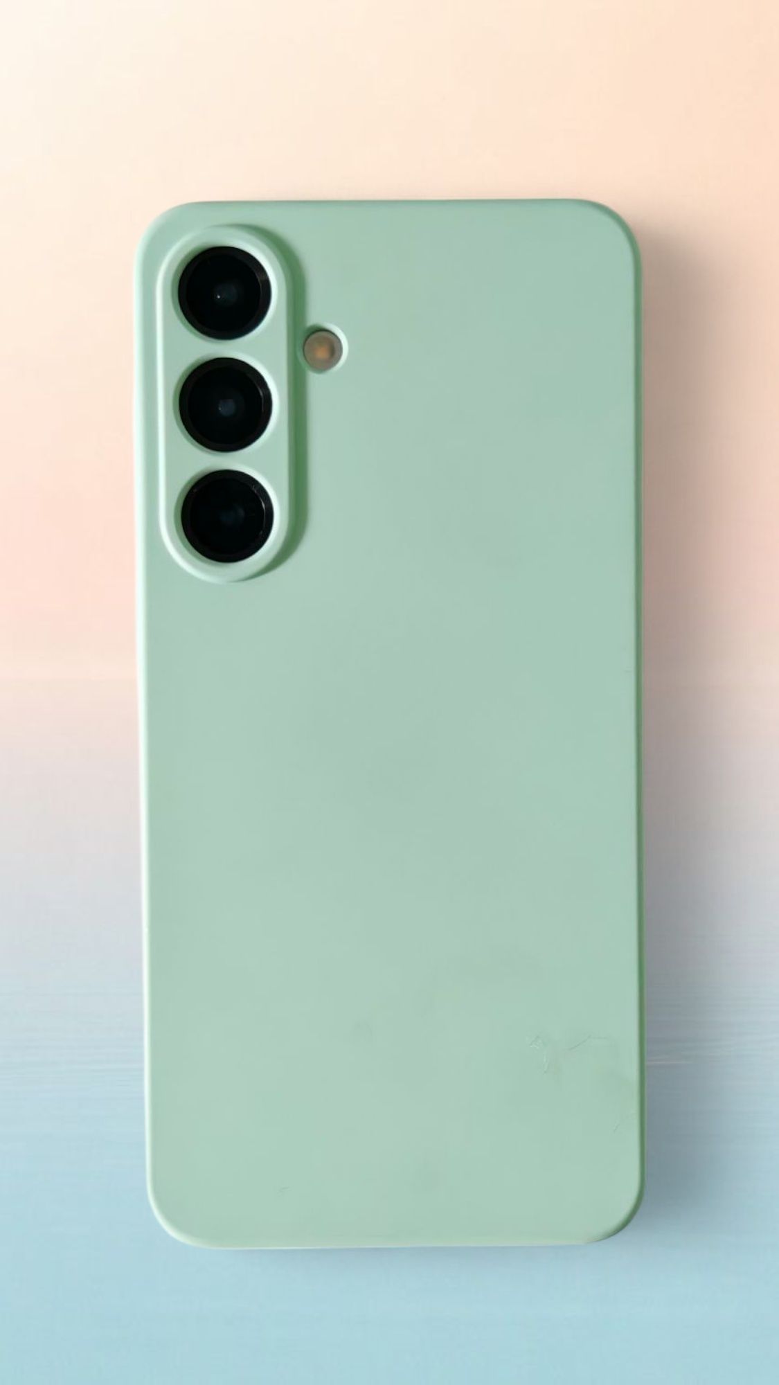 Etui case silikonowe miętowy Samsung s25 plus i s24 plus