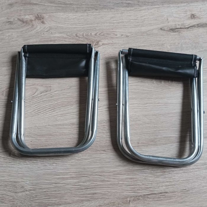 Krzesełko składane wędkarskie dla dzieci wysokość 26cm. Dwie sztuki
