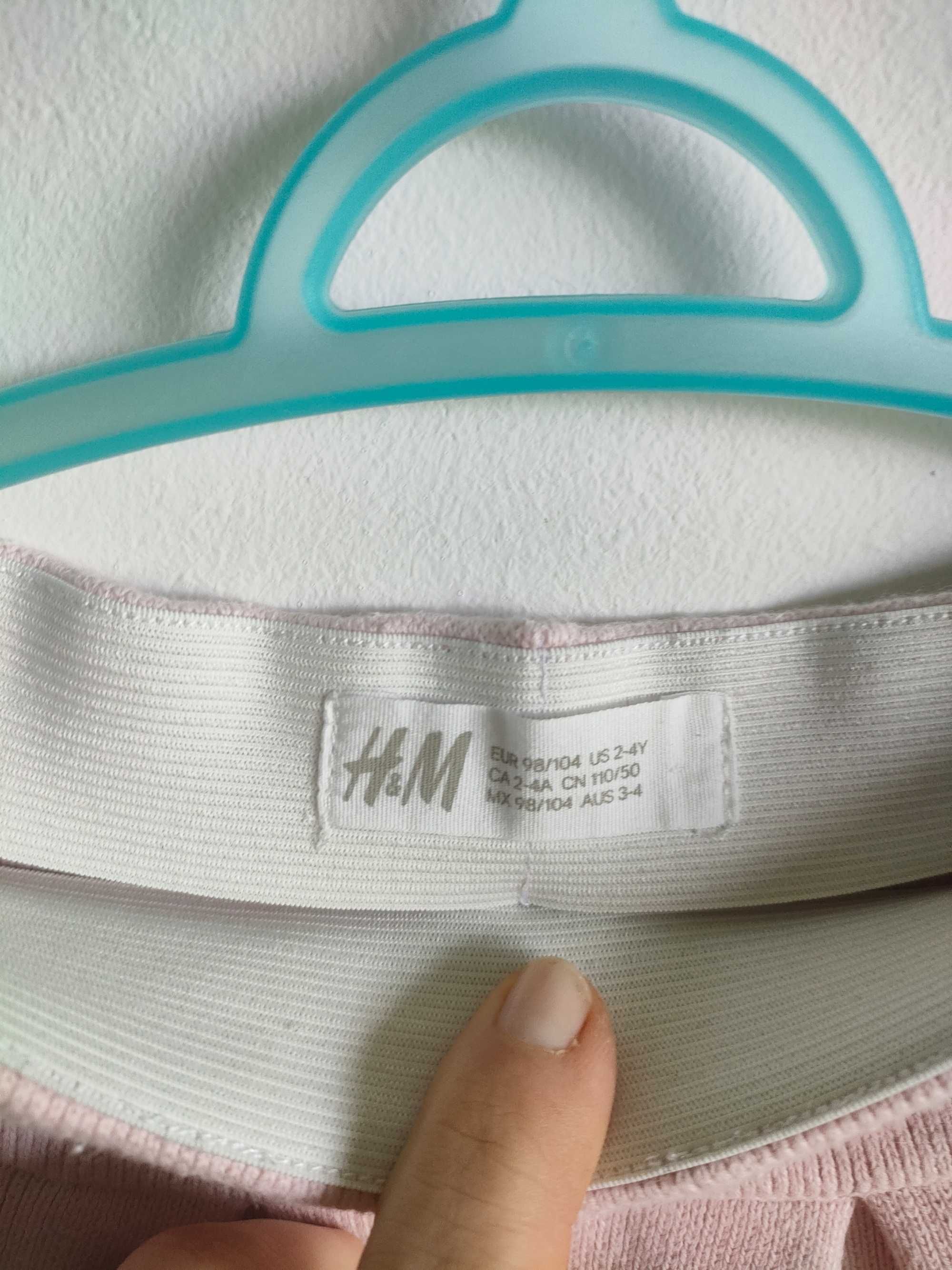 Spódniczka H&M plisowana dla dziewczynki 2-4 lata 98-104cm róż