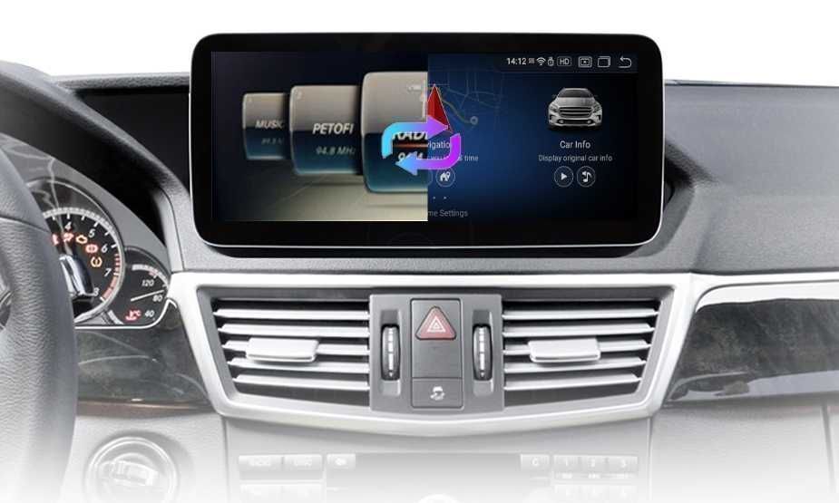 Radio nawigacja Mercedes E W212 E200 E230 E260 E300 Android CarPlay