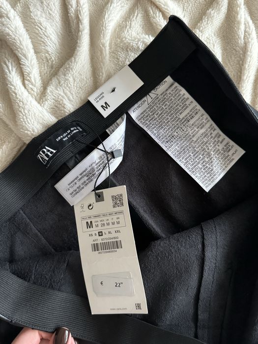 Шкіряні штани ZARA