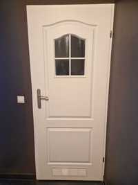 Drzwi białe, łazienkowe Porty prawe szerokość 80 cm
