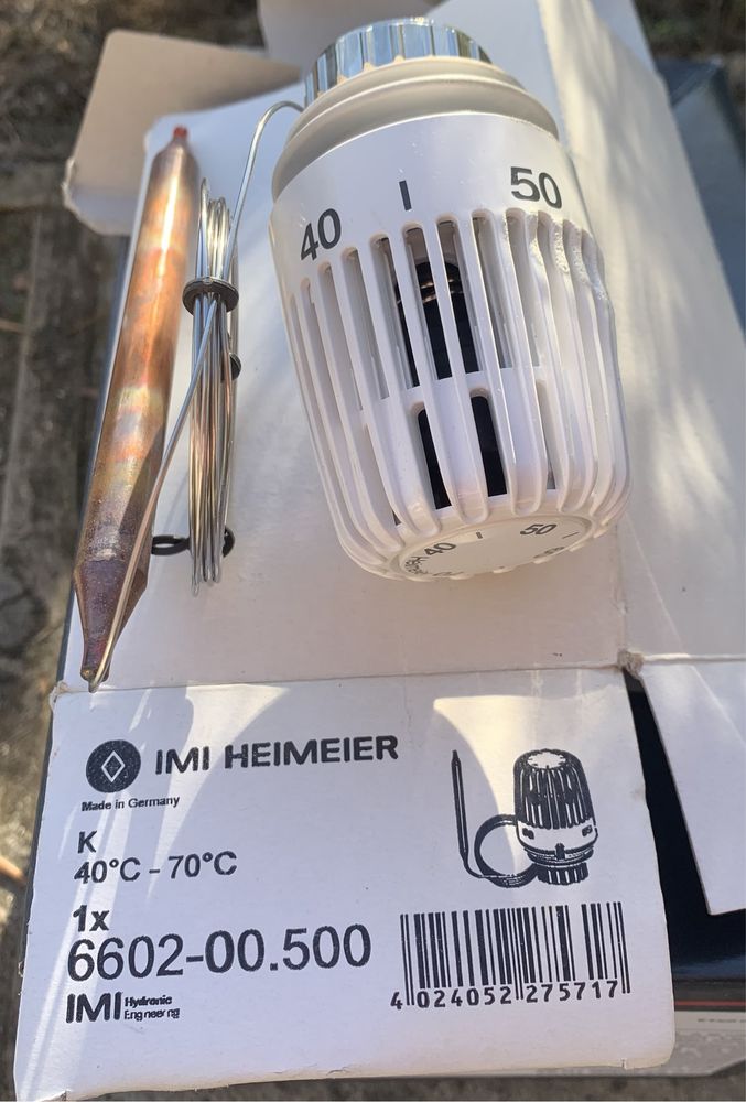 Термостатична головка термоголовка Heimeier До 40°C - 70°C