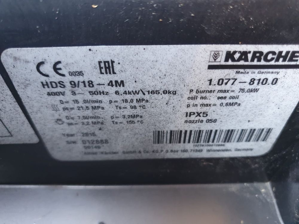Myjka cisnieniowa Karcher HDS 9/18