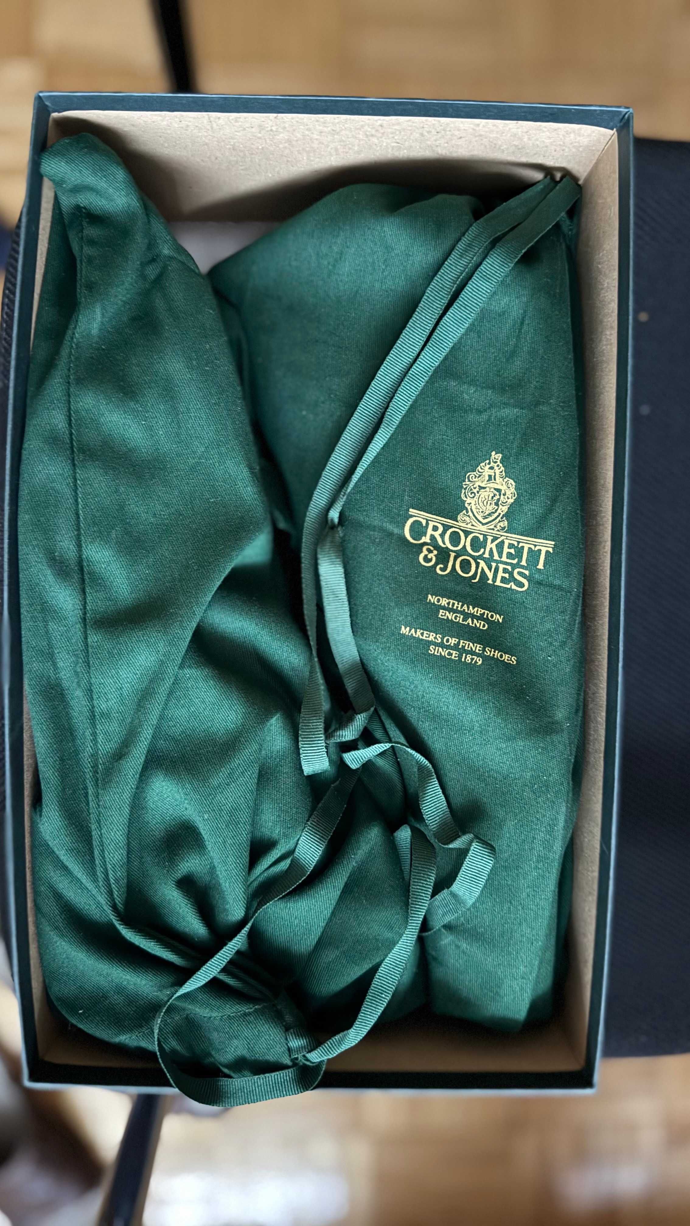 Buty Crockett & Jones Molton Dark Brown Rough-Out Suede 45,5 (UK 11,5)