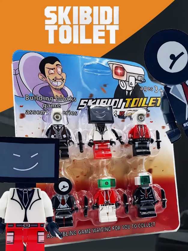 Набор фигурок лего игровых Скибиди Туалет skibidi toilet фигурки