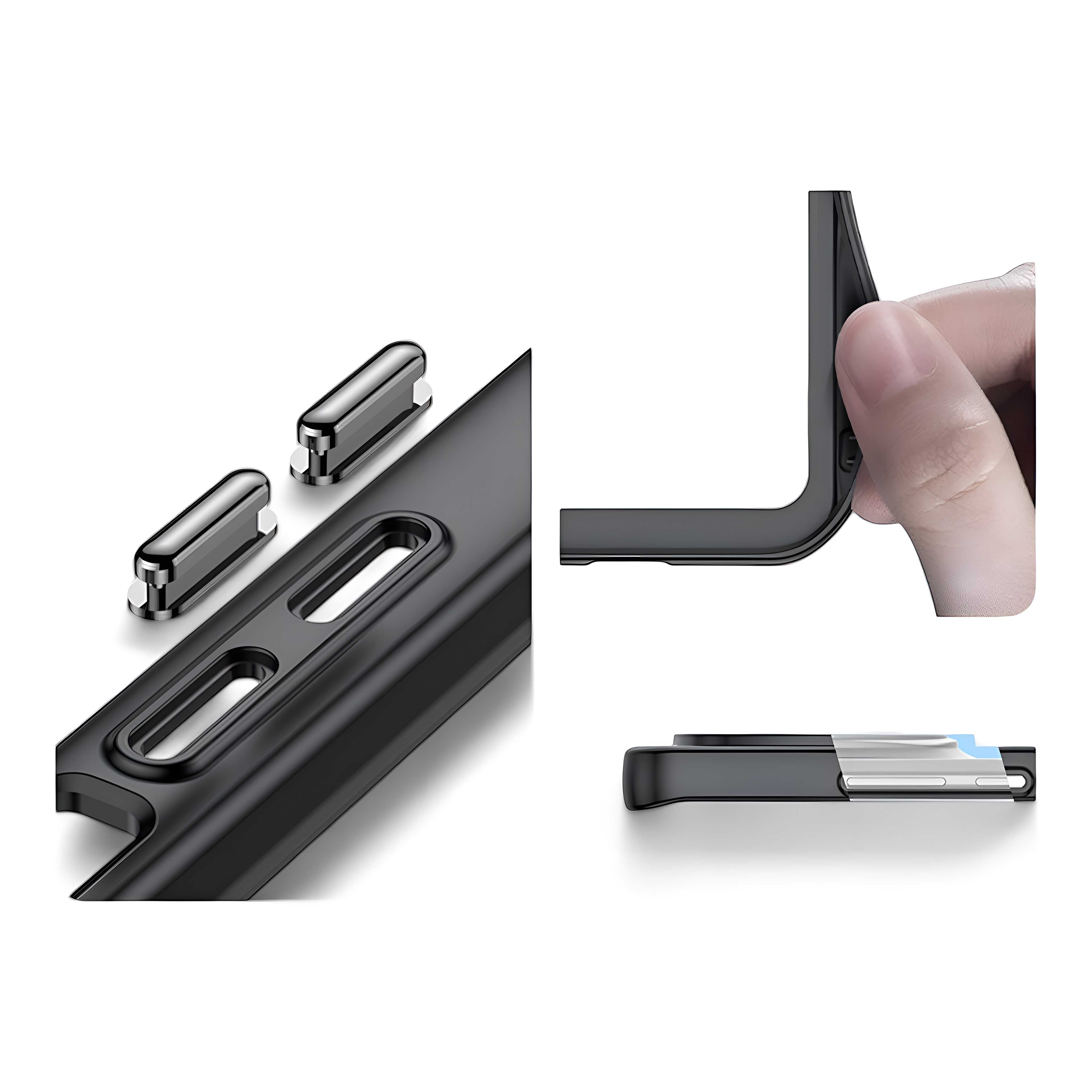 Etui ELEVATE HEXAGON do Honor Magic 6 Pro (Nitro Black)