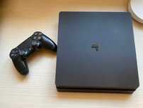 OPORTUNIDADE - PS4 Slim 1TB + 1 Comando Original + Cabo de Alimentação