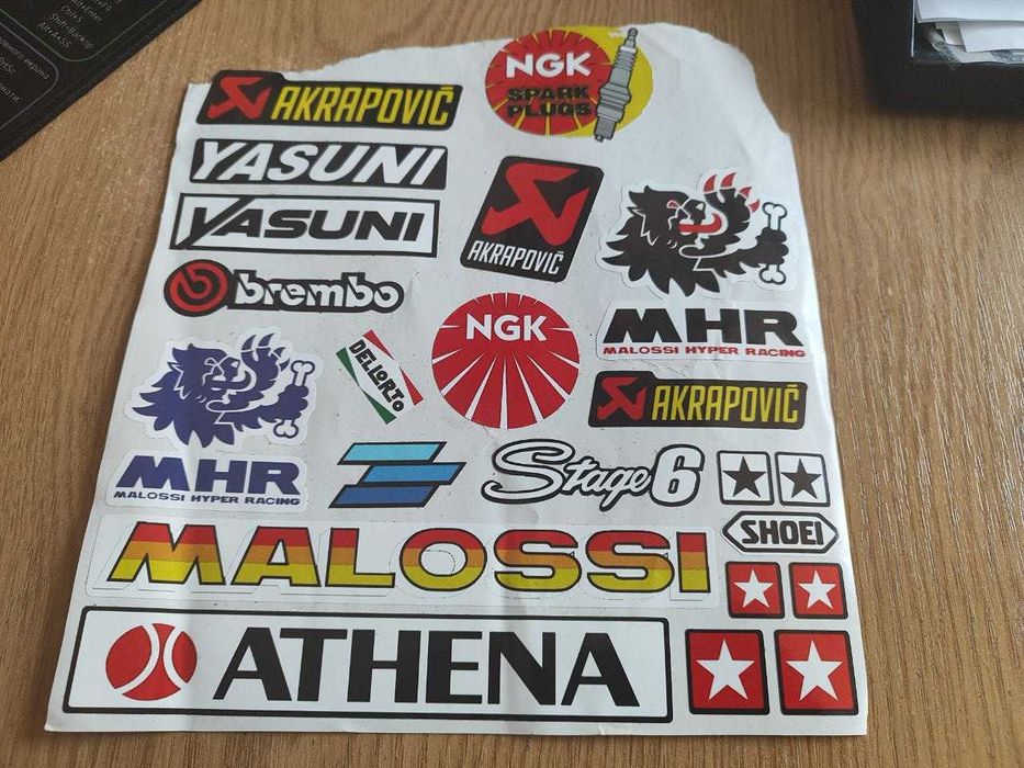 Наклейки на мотоцикл Спонсор MOTUL malossi для мото, скутер, мопед