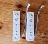 Wii Remote pilot do konsoli Nintendo Oryginał -2 Szt