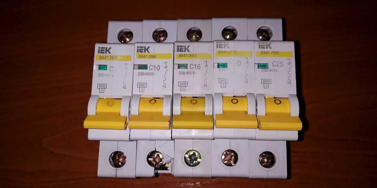 Автоматический выключатель BA47-29 C8 С10 С16 С20 С25
