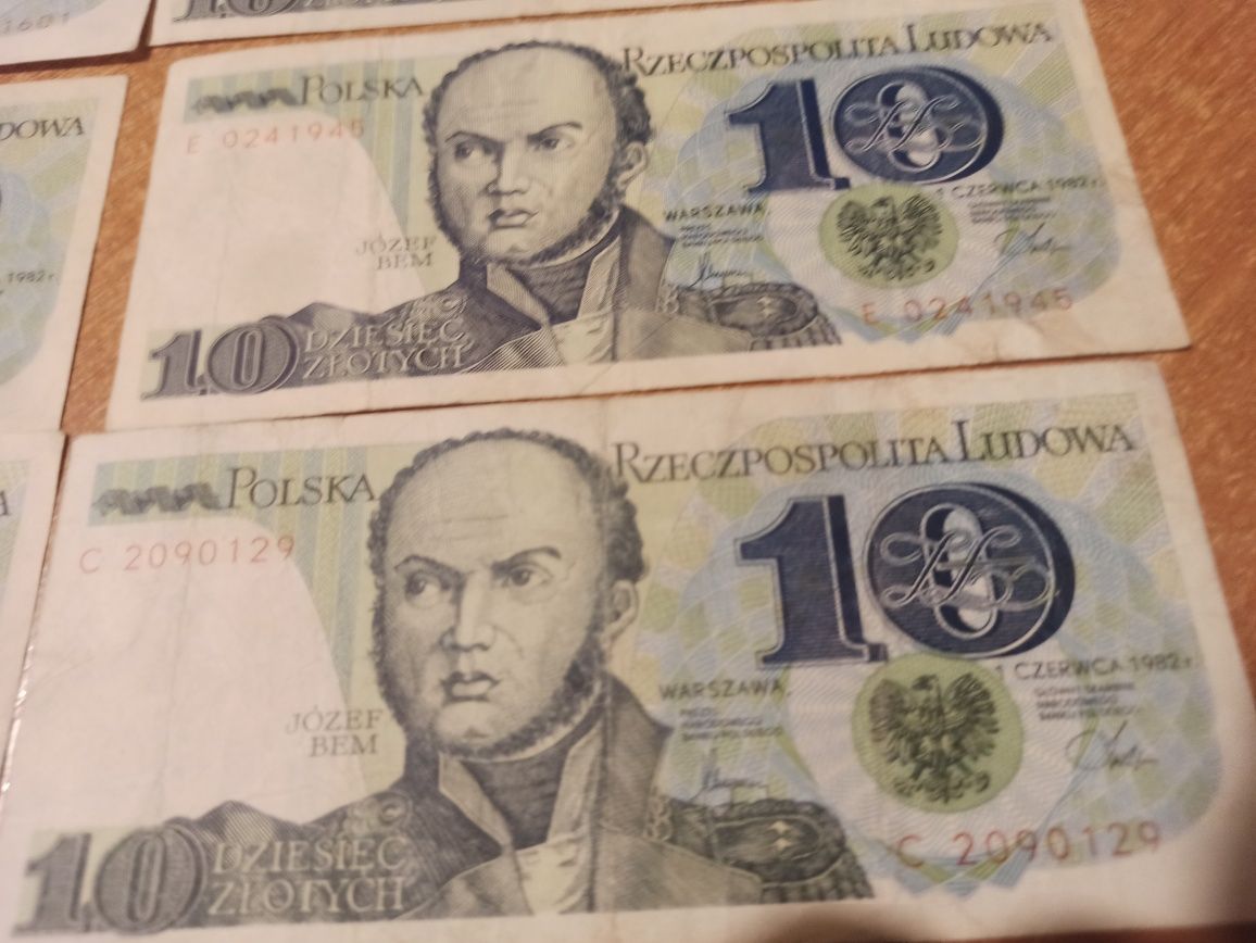 Banknoty PRL 10 zł Bem