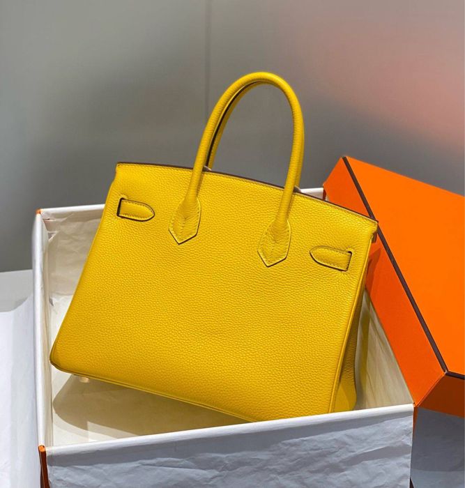 Birkin 25 Yellow Togo
