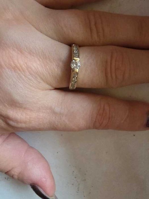 Pierścionek złoto 585