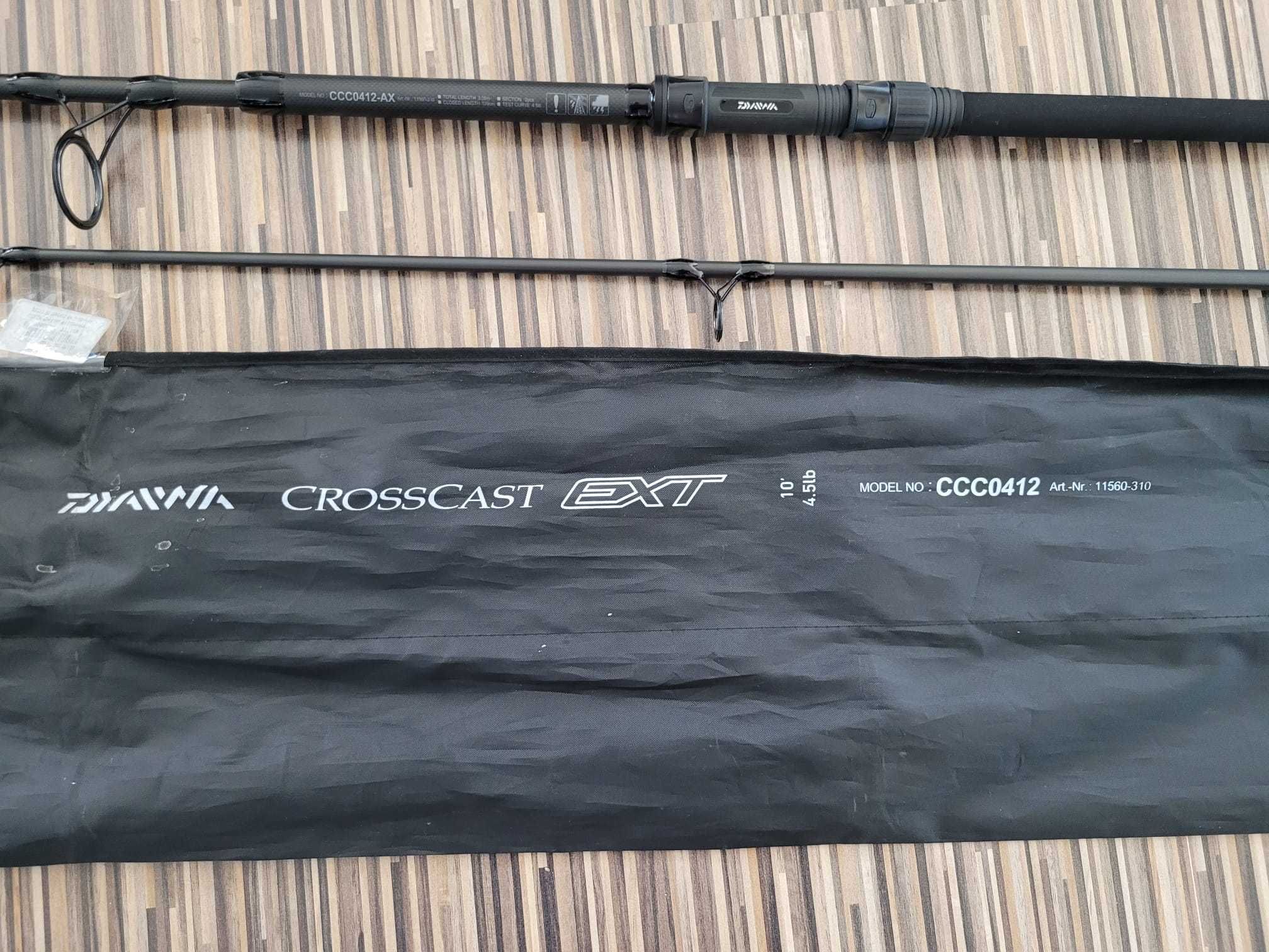 Daiwa Crosscast EXT Carp - 3,00m 4,50lb, Składany dolnik