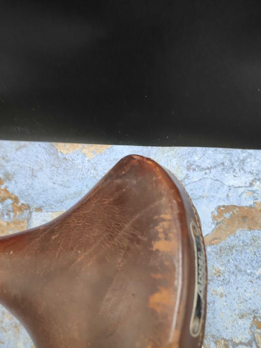 Stare Siedzenie Rowerowe skórzane - Lepper - Vintage 3024