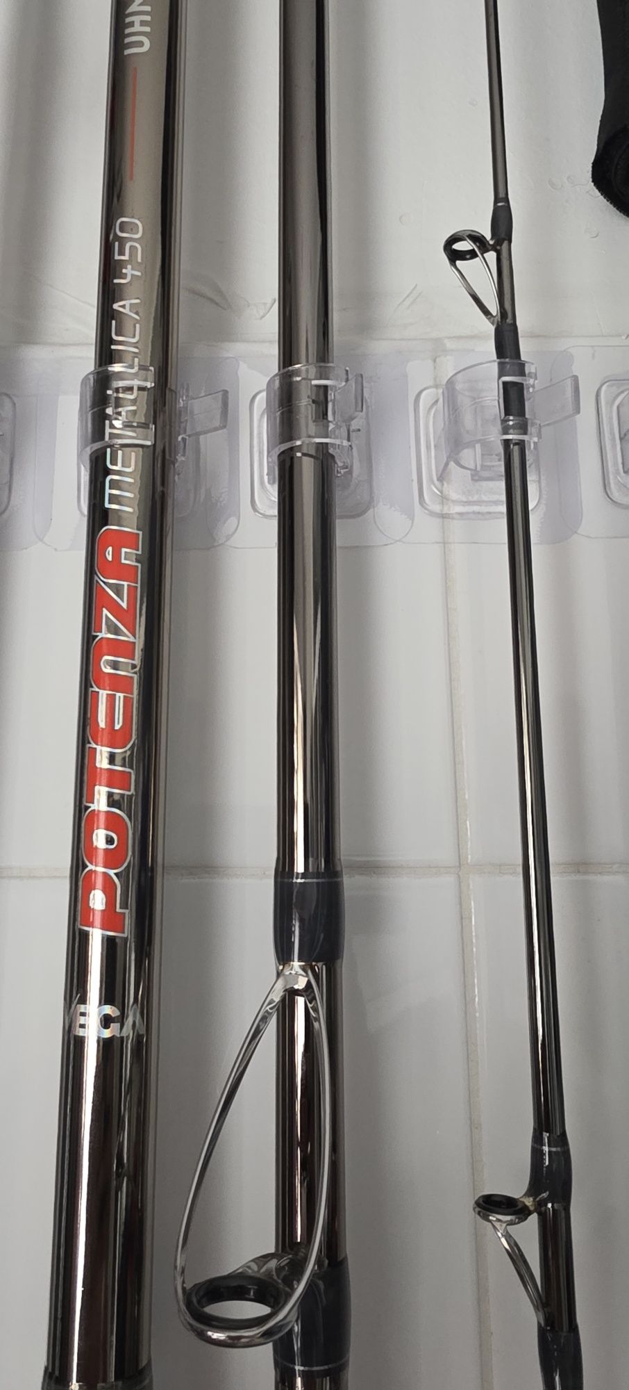 2 Carretos shimano ,cana vega potenza metálica