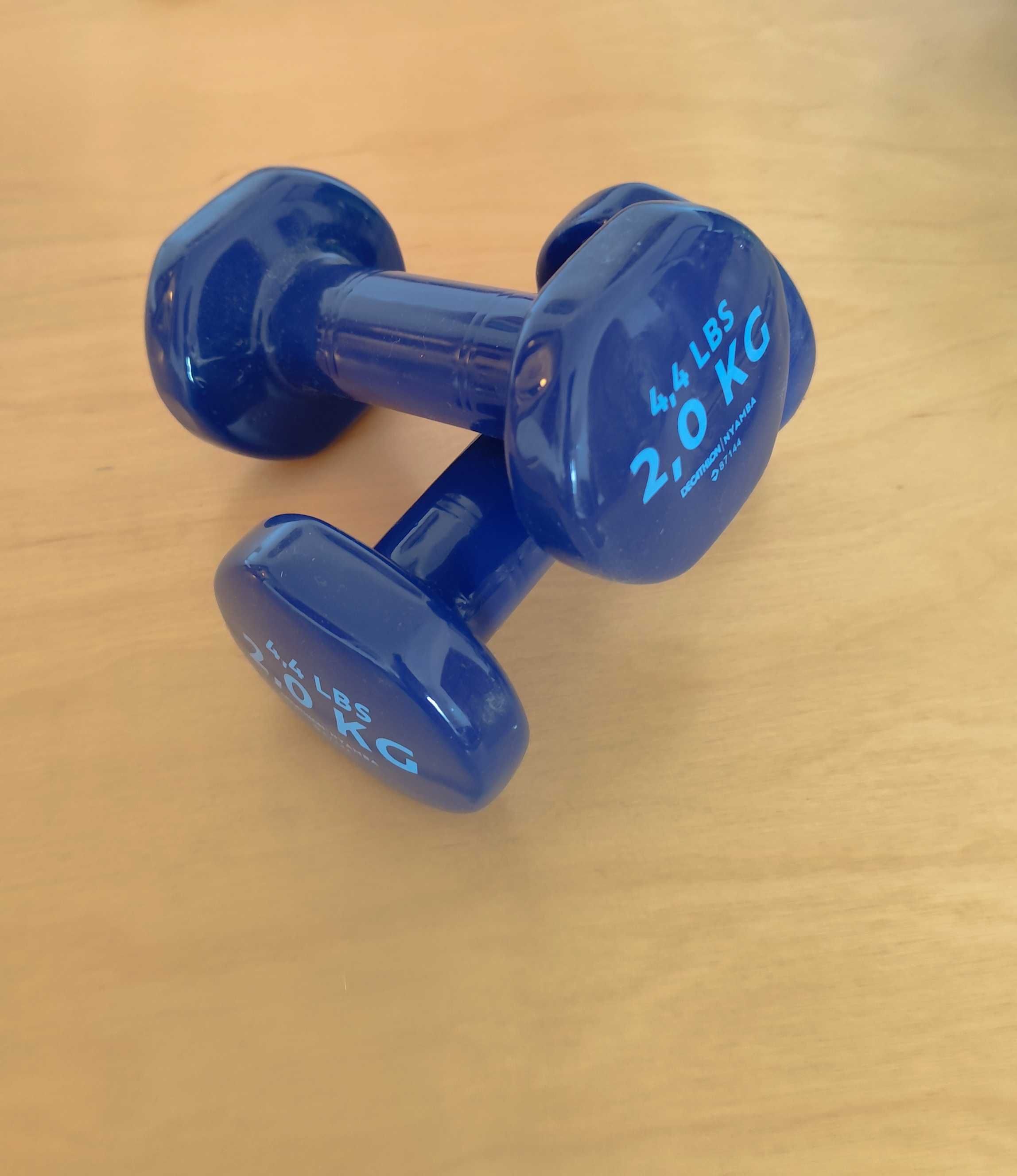 Halteres de fitness 2 kg