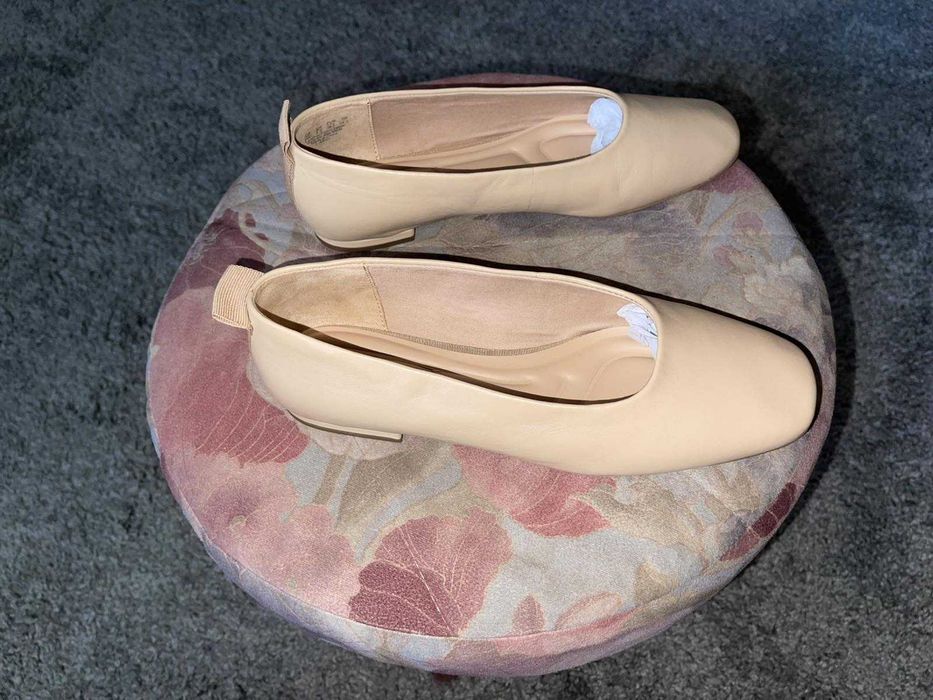 franco sarto  L-Ariel бежеві балетки з мякої шкіри - 38,5