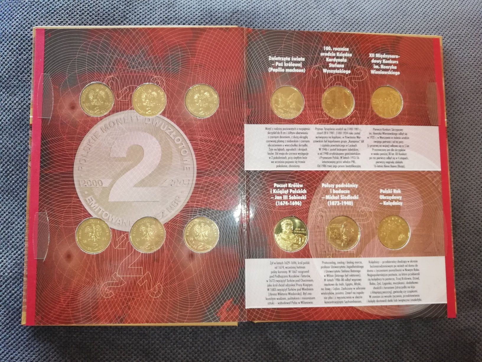 Monety kolekcjonerskie 2 zł NBP Nordic Gold 1999 do 2013