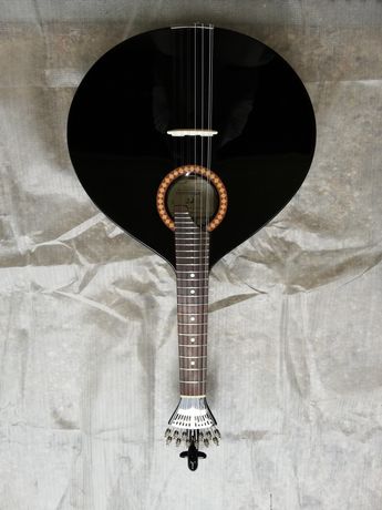 Guitarra portuguesa de fado de Lisboa preta + kit