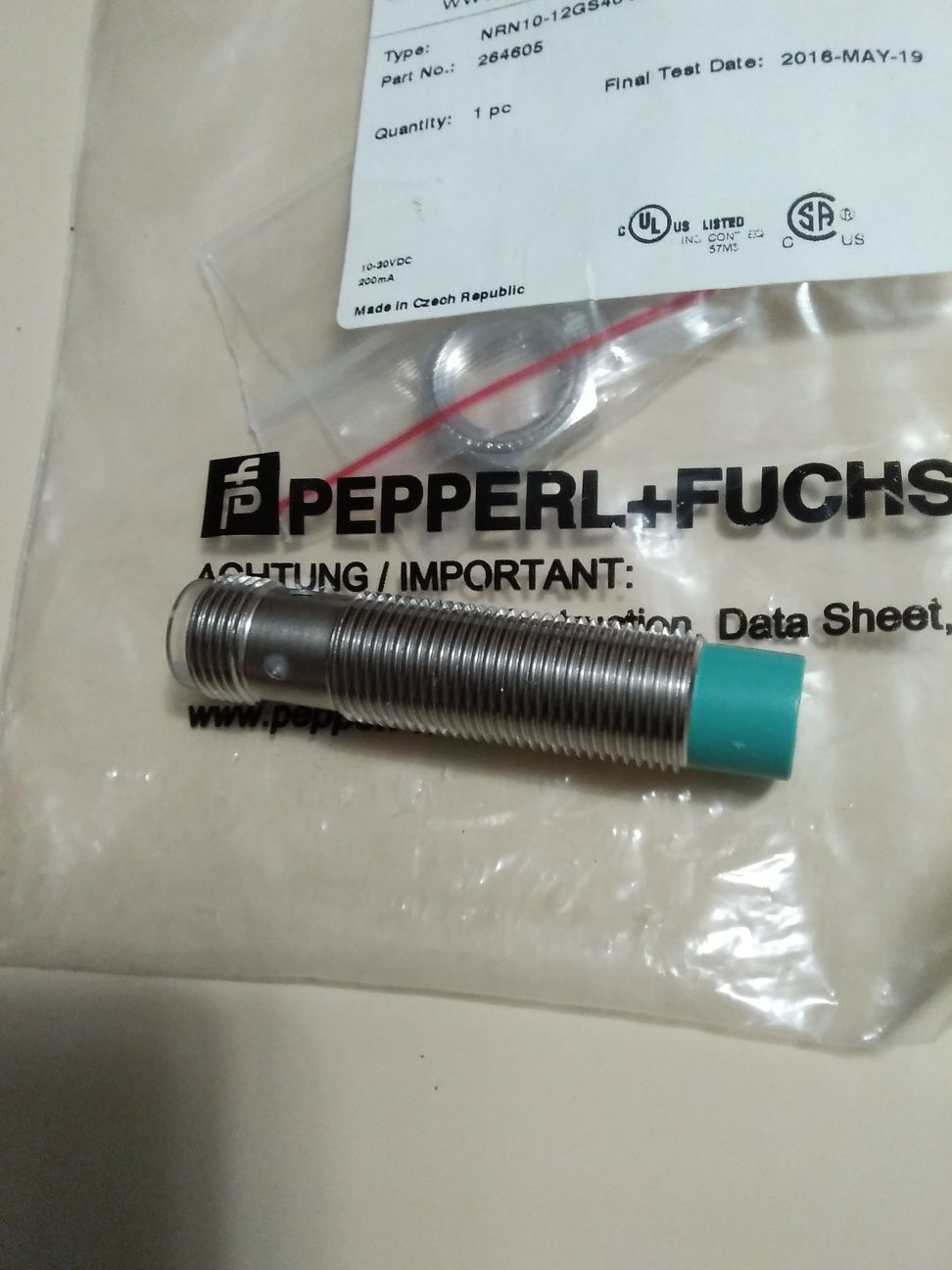 Датчик индуктивности PEPPERL+Fuchs.