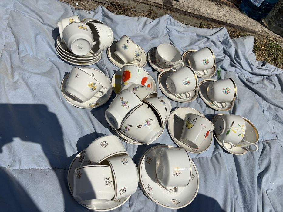 Чайні пари  різні сервіз чашки посуд сервіз сервиз срср ссср