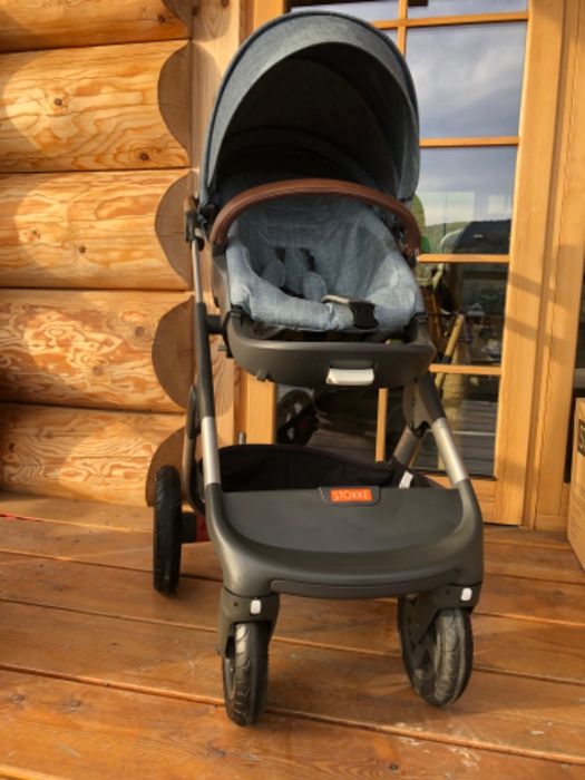 Zestaw wózków 2w1 STOKKE Trailz limitowany kolor Nordic Blue 2018