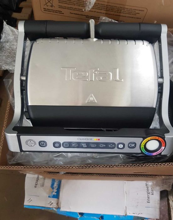 Новый гриль без упаковки tefal optigrill705 сток вітрина