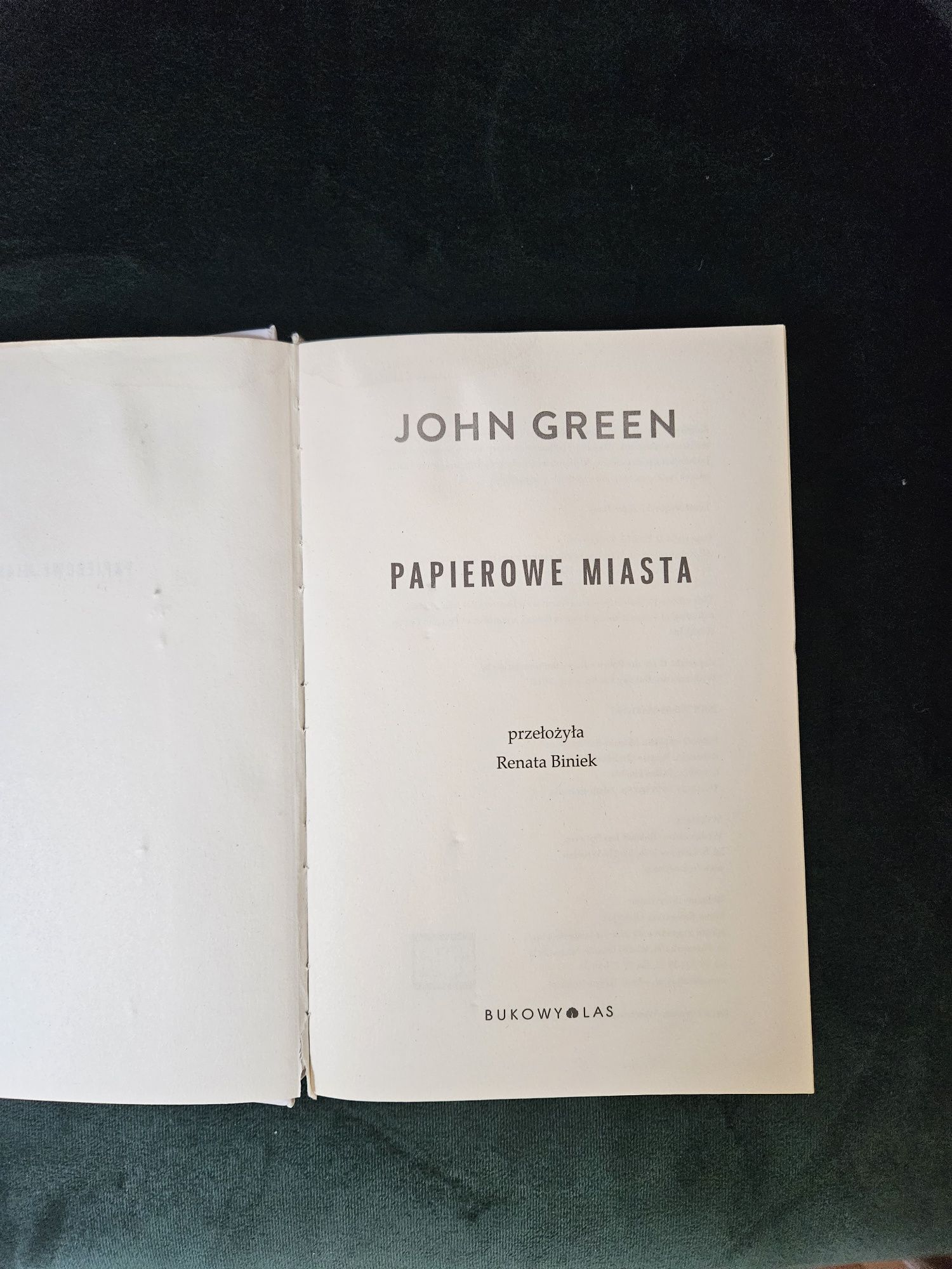 John Green "Papierowe miasta"