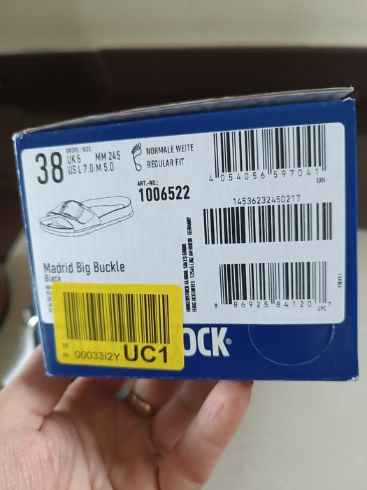 Klapki damskie Bircenstock r.38