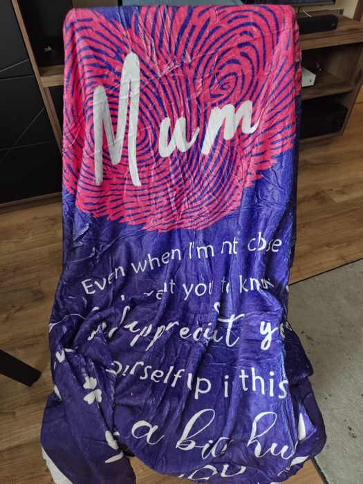 Mily przytulny Koc prezent dla mamy 130x150
