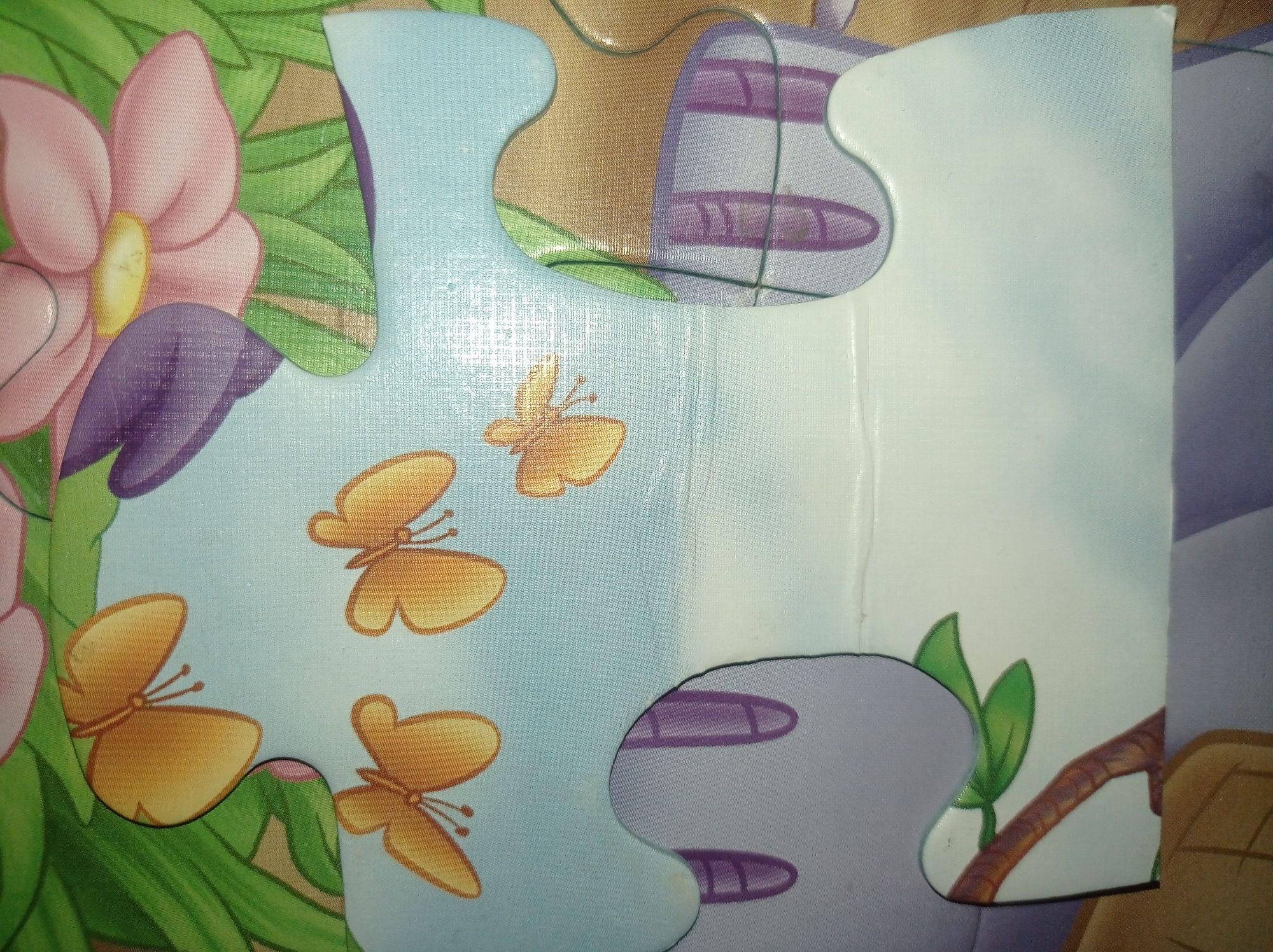 Kubuś Puchatek 4*puzzle maxi+klocki