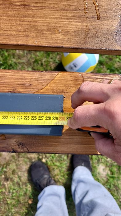 Słupek ogrodzeniowy 11 sztuk , ocynk ogniowy plus ral, 6x4x230 cm 2mm