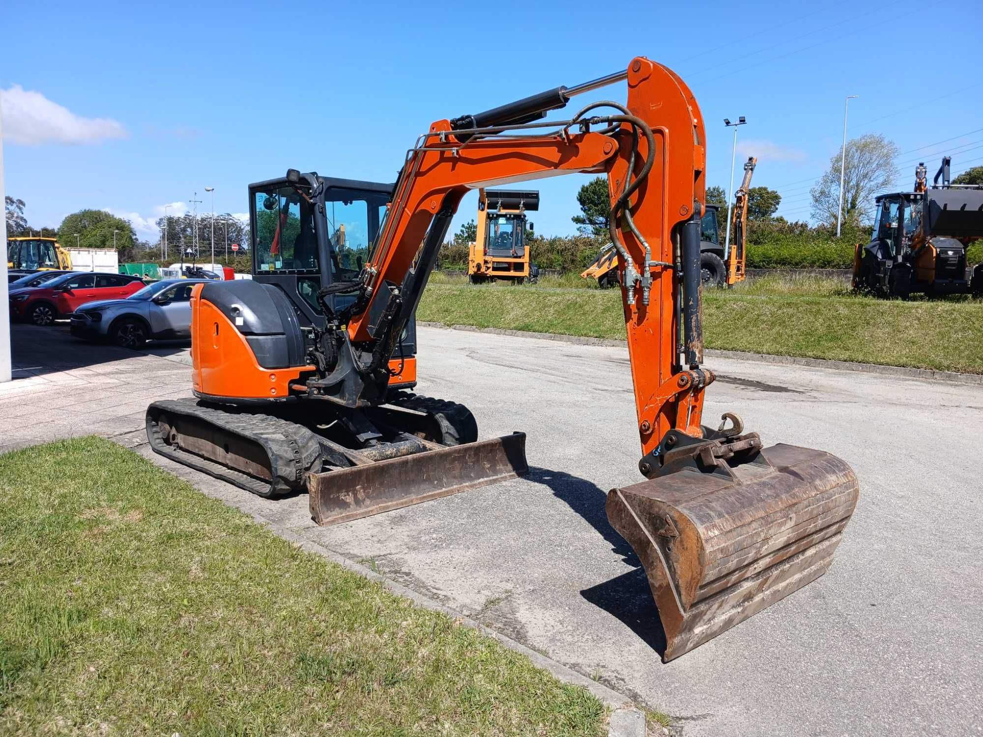 2020 Hitachi zx55u-6 escavadora de rastos borracha 5500kg