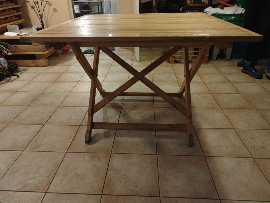 Stół składany drreniany