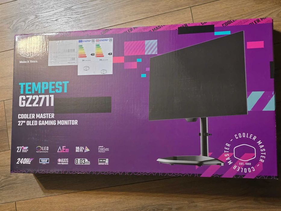 Monitor 27 Cooler Master Tempest GZ2711  OLED - 1440p QHD 240Hz 0.03ms