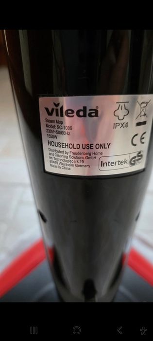 Mop parowy Vileda uszkodzony