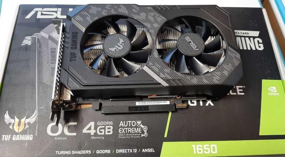 Видеокарта Asus PCI-E GeForce GTX1650 4GB DDR6 TUF GAMING