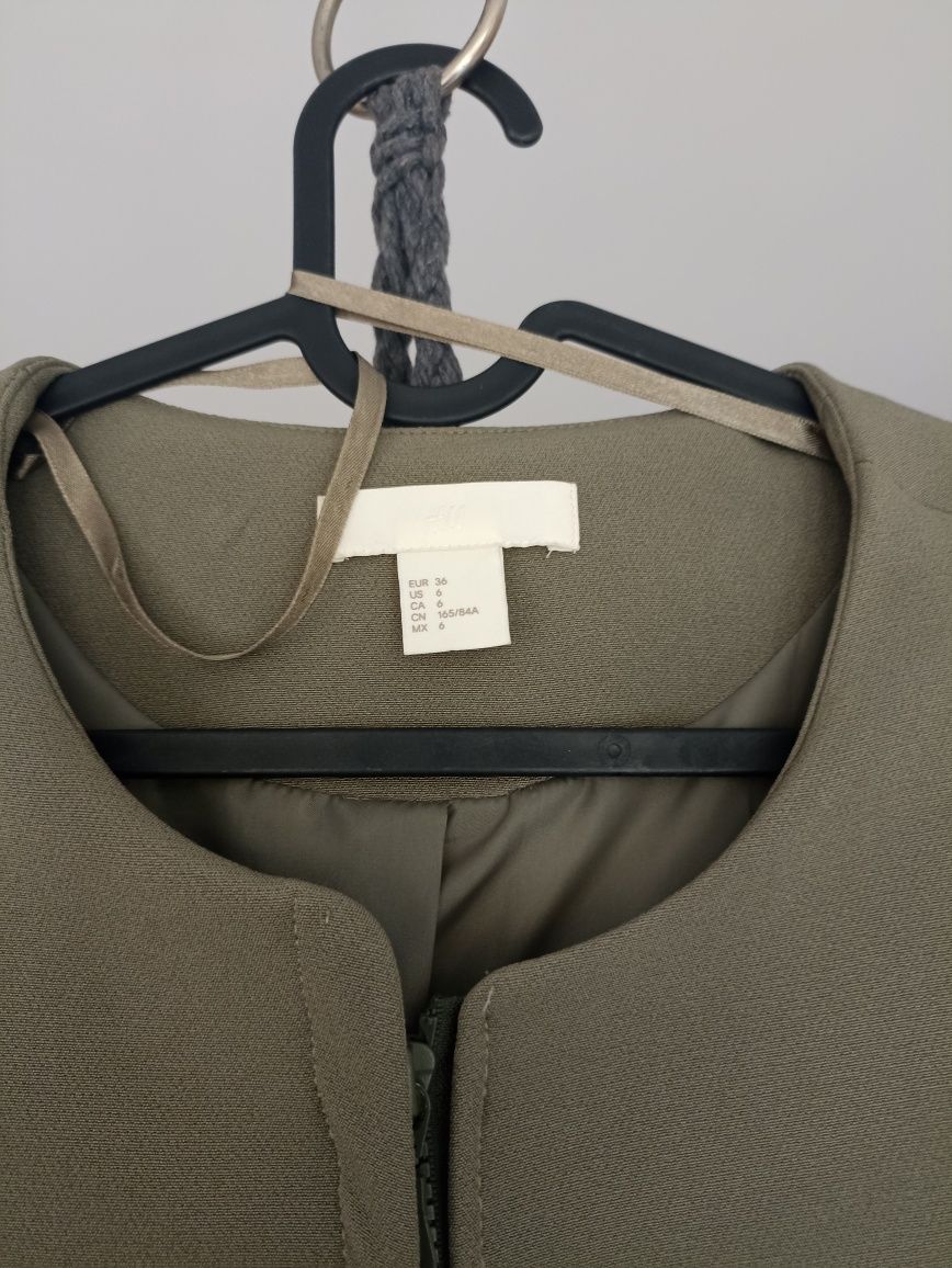 Płaszcz H&M 36 khaki